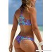 Ankola Bikini Sets Womens Two Pieces Printed High Neck Racerback Swimsuit Bathing Suit Multicolor B07B3R99DG